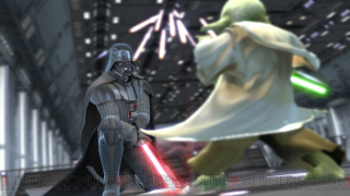 Illustration for article titled First Official SCIV Yoda/Darth Vader Fighting Screens